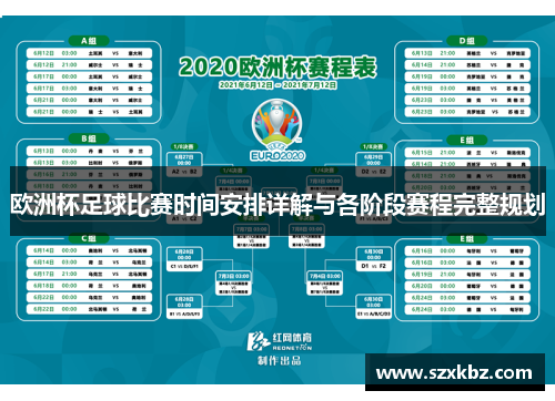 欧洲杯足球比赛时间安排详解与各阶段赛程完整规划